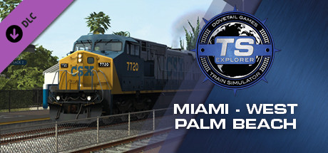 Cover image of  Train Simulator: Miami - West Palm Beach Route Add-On