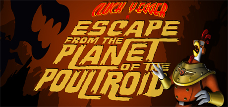 Cover image of  Cluck Yegger in Escape From The Planet of The Poultroid