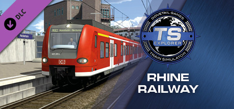 Cover image of  Train Simulator: The Rhine Railway: Mannheim - Karlsruhe Route Add-On