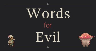 Words for Evil