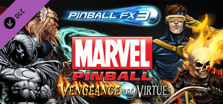 Cover des Steamspiels Pinball FX3 - Marvel Pinball Vengeance and Virtue Pack