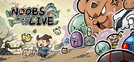 Cover des Steamspiels Noobs Want to Live