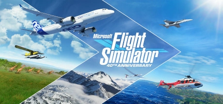 Cover des Steamspiels Microsoft Flight Simulator 40th Anniversary Edition